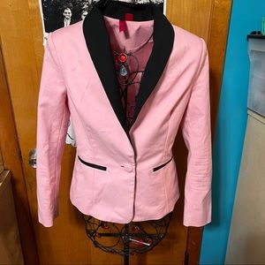 Forever 21 exclusive pink & black blazer medium few marks